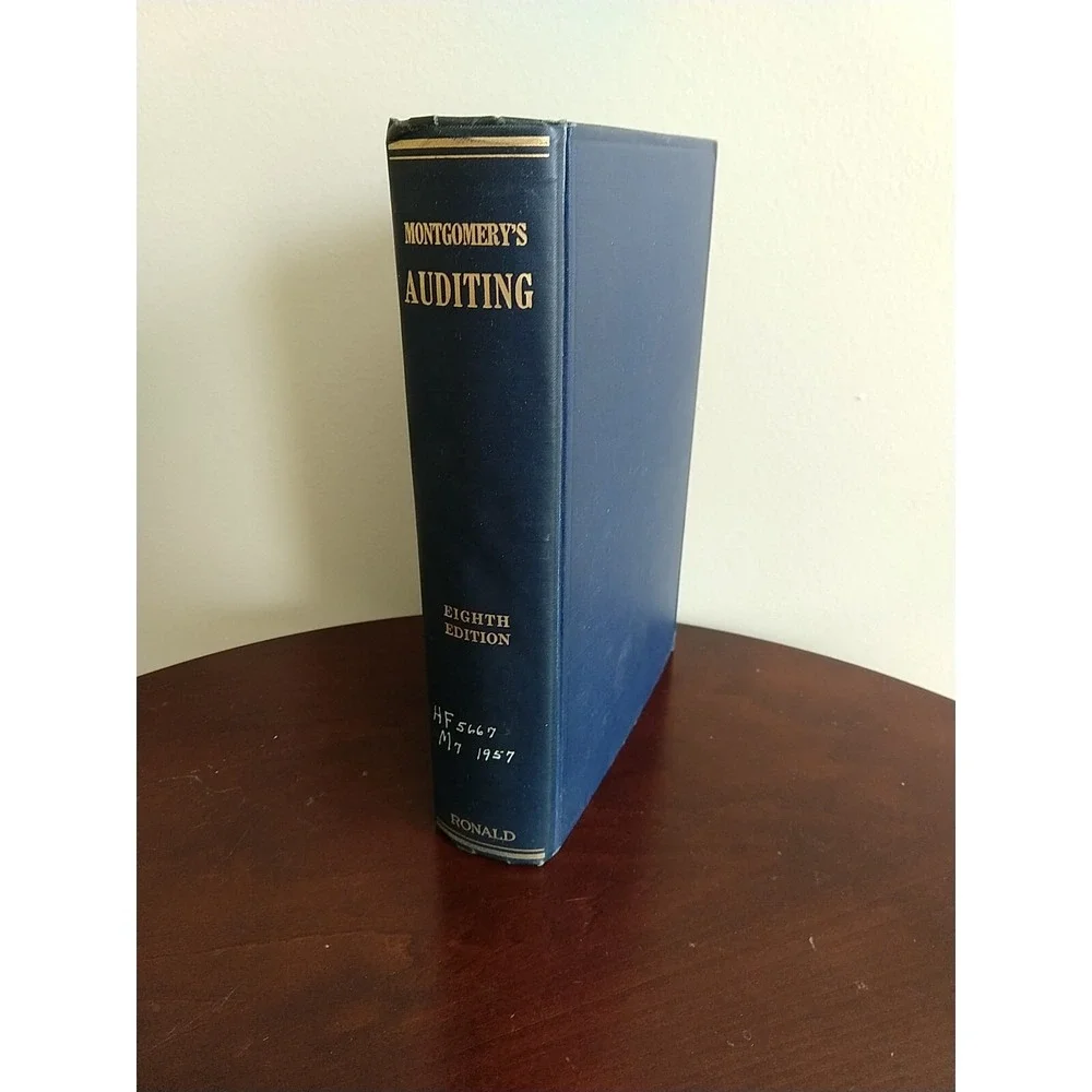 Montgomery's Auditing Vintage 1957 Textbook 8th Edition Ronald Press